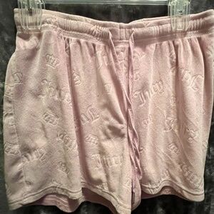 Juicy Couture 2 pc. pink shirt/short set